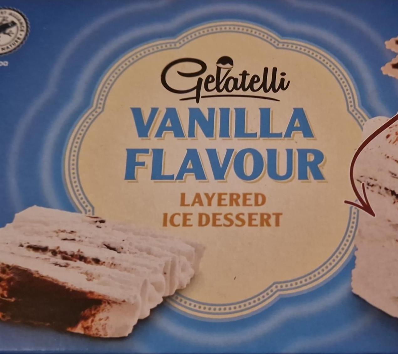 Fotografie - Vanilla flavour layered ice dessert Gelatelli
