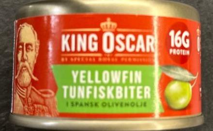 Fotografie - Yellowfin Tunfiskbiter i Spansk Olivenolje King Oscar