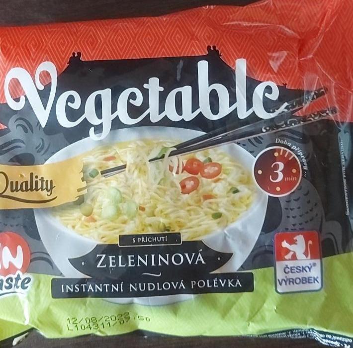 Fotografie - Instantní nudlová polévka zeleninová IN Taste