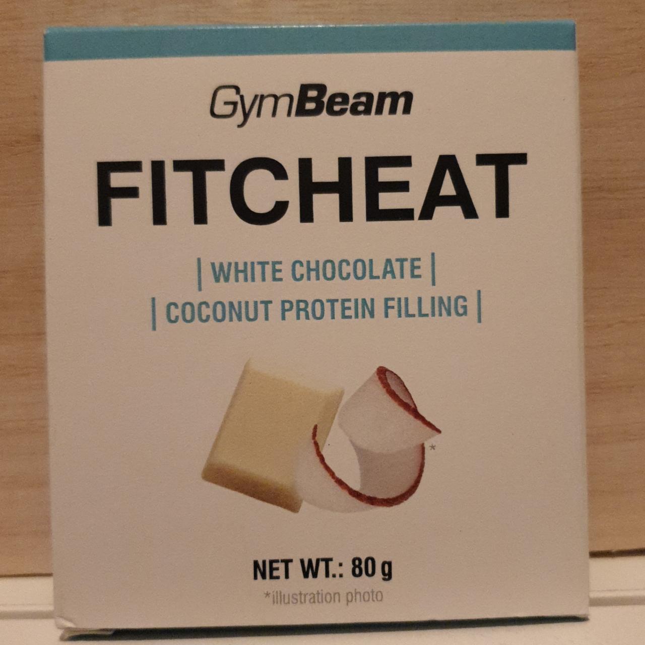 Fotografie - Fitcheat White Chocolate Coconut protein filling GymBeam