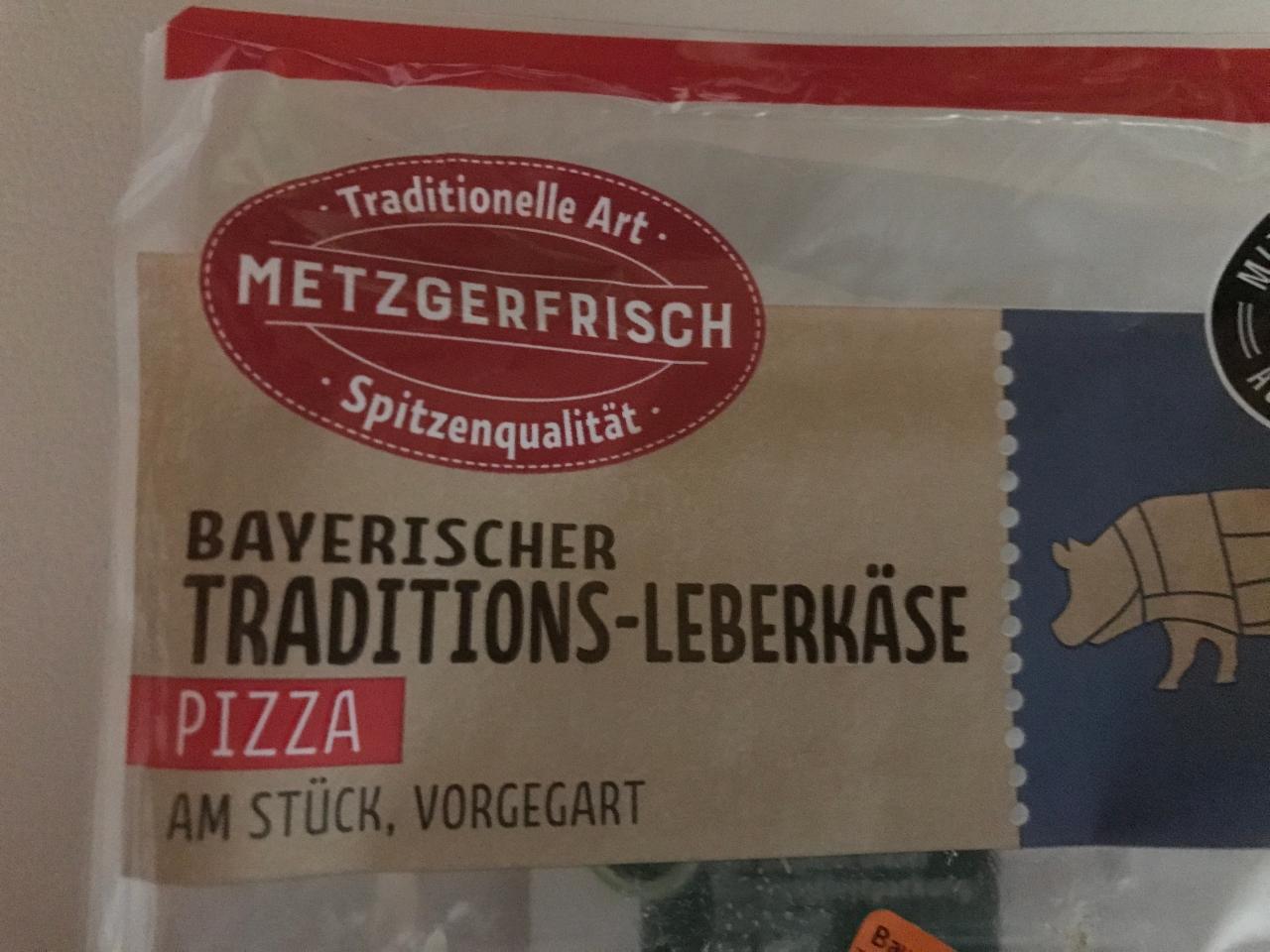 Fotografie - Bayerischer Traditions-Leberkäse Pizza Metzgerfrisch