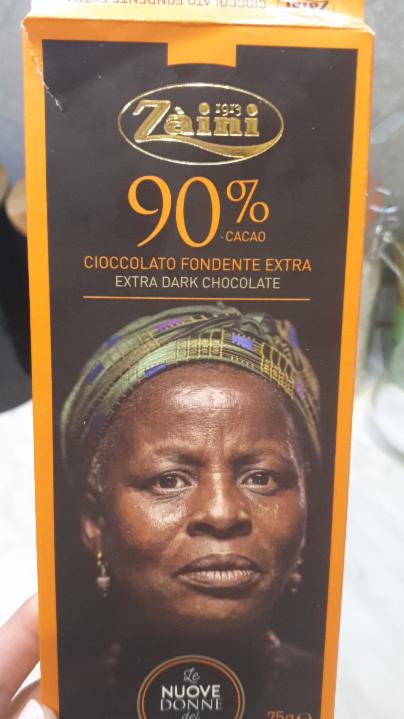 Fotografie - Tavoletta di Cioccolato Fondente extra 90% cacao - Zaini