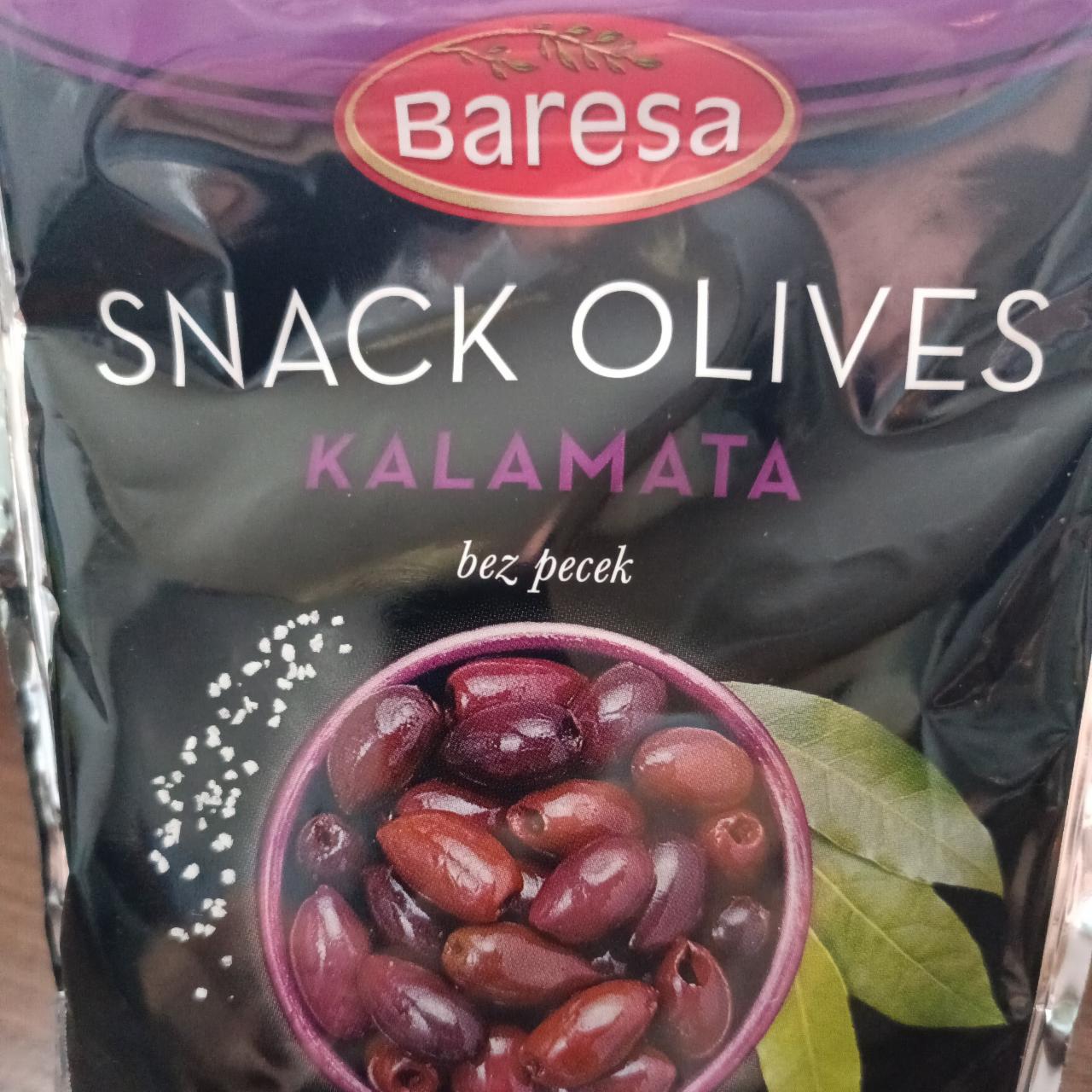 Fotografie - Snack Olives Kalamata bez pecek Baresa