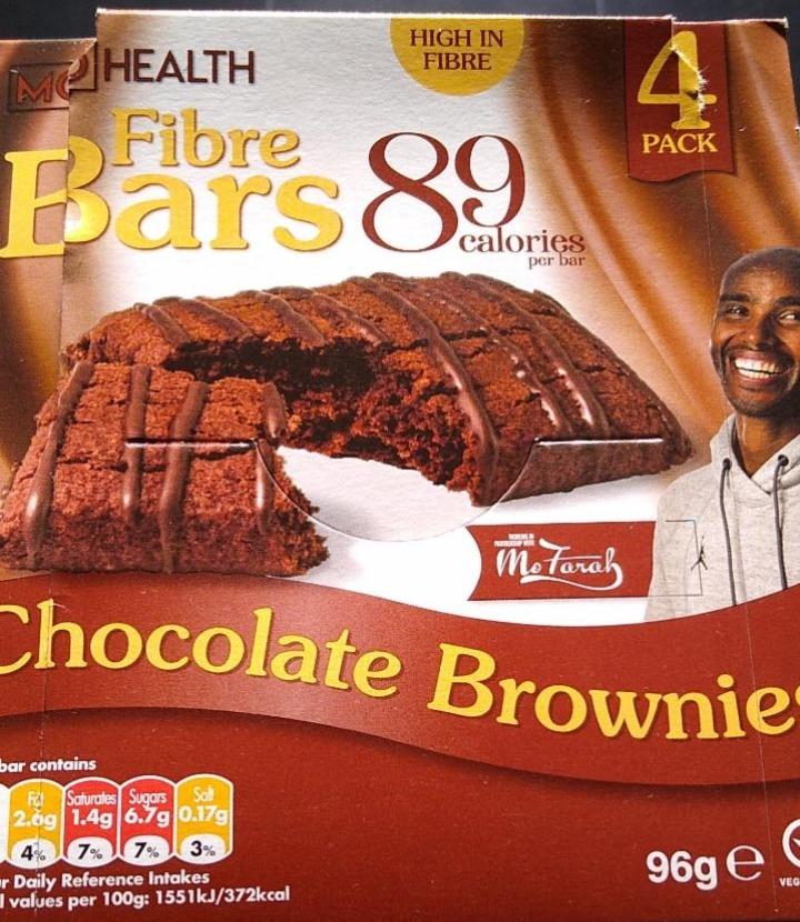 Fotografie - Fibre Bars Chocolate Brownies Mo Health