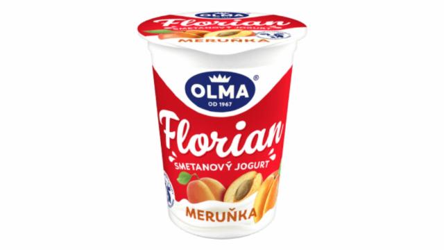 Fotografie - Florian smetanový jogurt meruňka Olma
