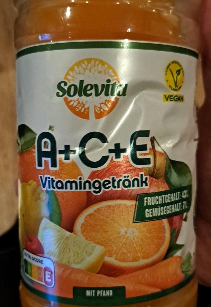 Fotografie - A+C+E Vitamingetränk Solevita