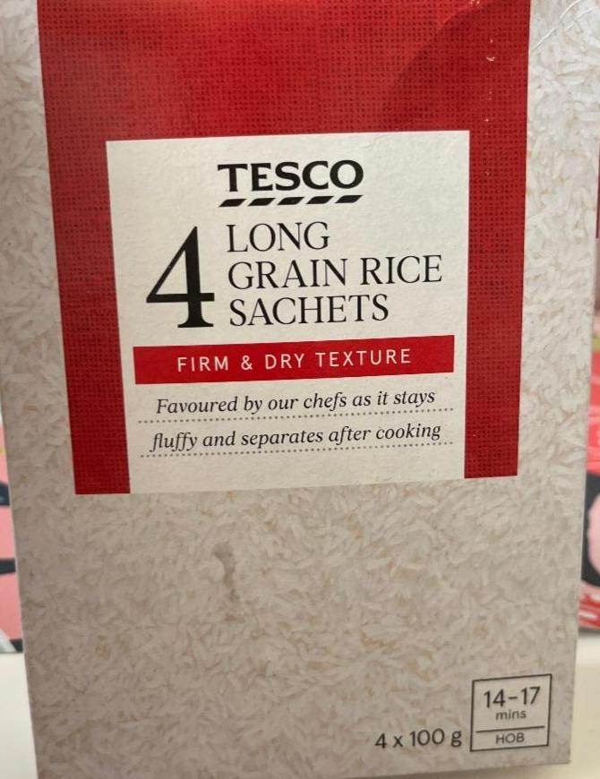 Fotografie - Long Grain Rice Sachets Tesco