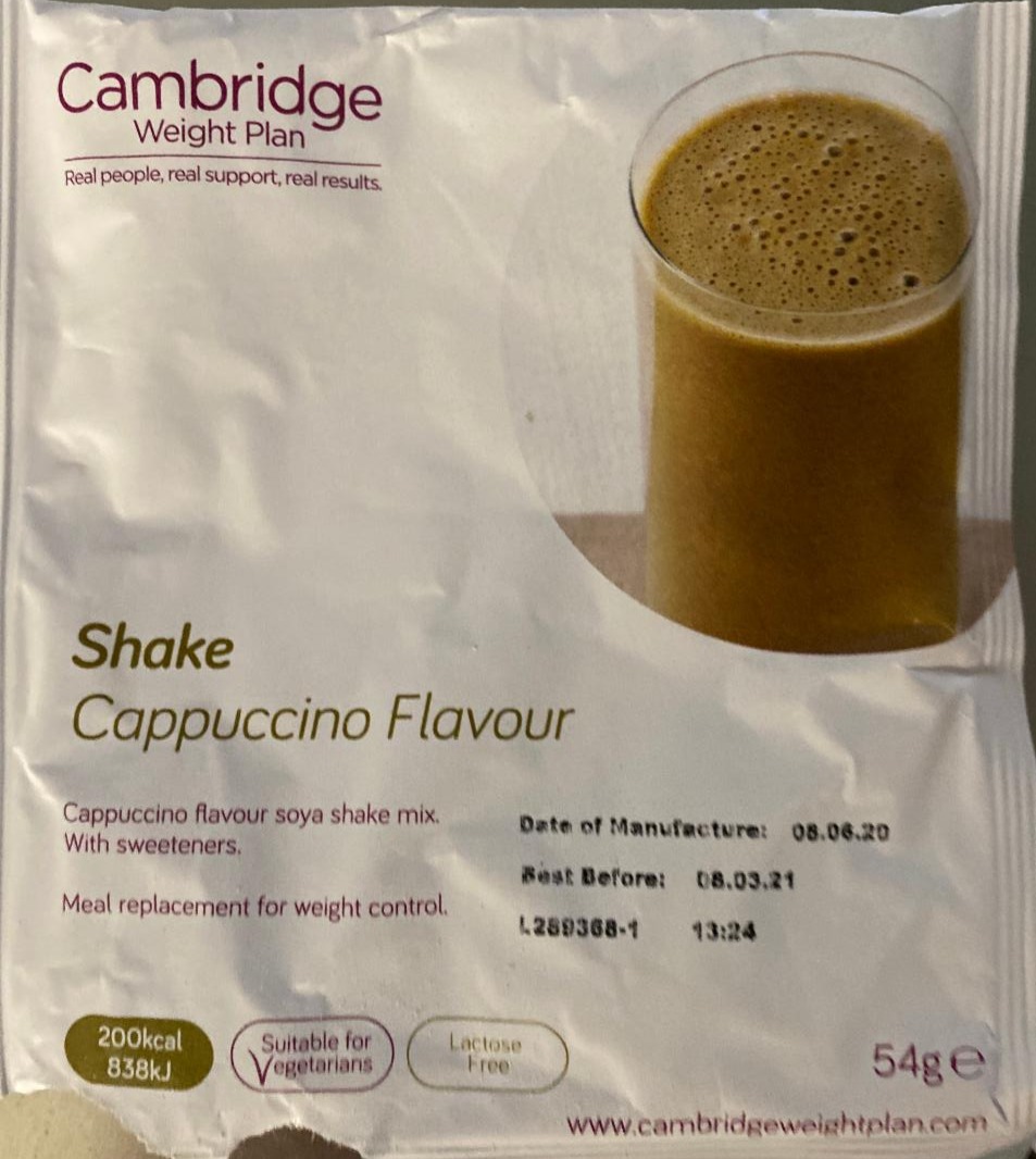 Fotografie - The 1:1 Diet Cappuccino flavour Shake lactose free Cambridge Weight Plan