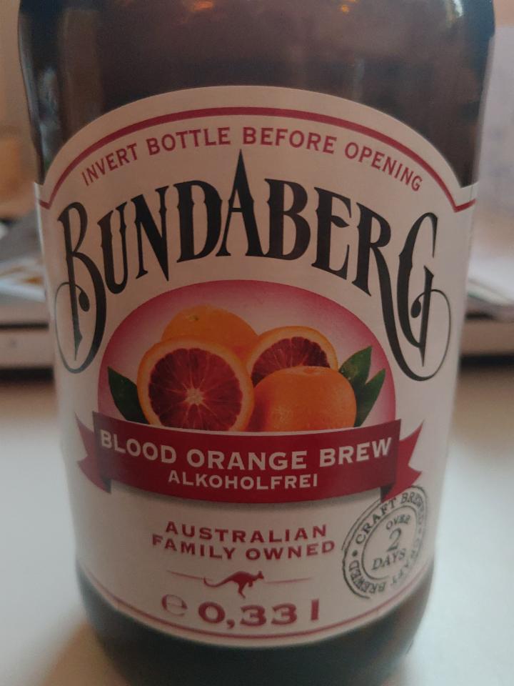 Fotografie - Bundaberg - blood orange brew
