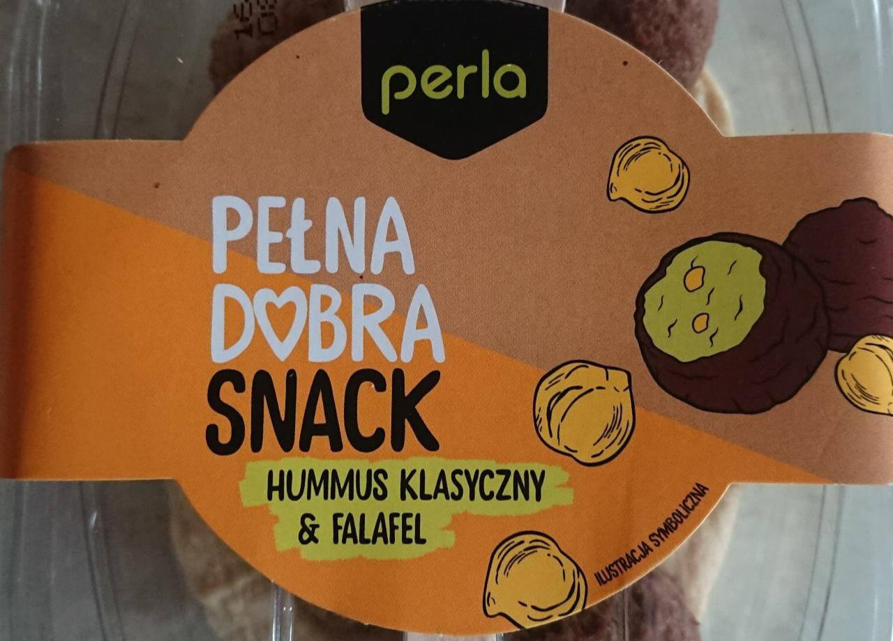 Fotografie - Pelna Dobra snack Hummus klasyczny & Falafel Perla