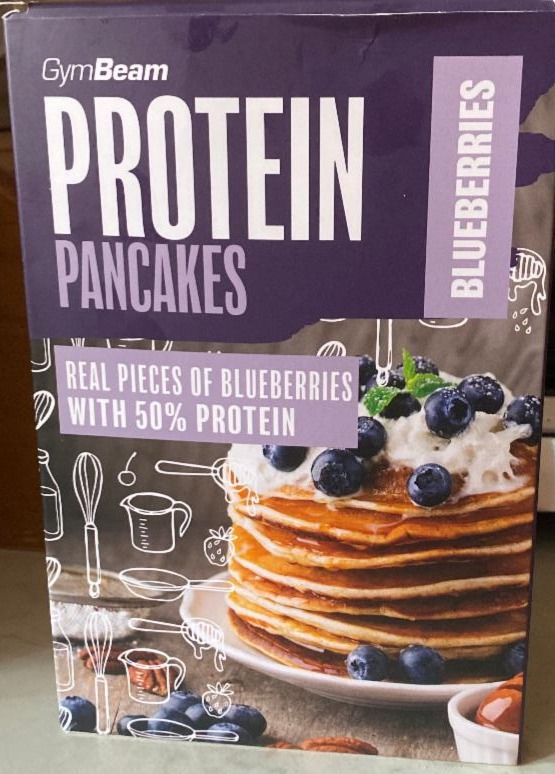 Fotografie - Protein Pancake Mix blueberries GymBeam