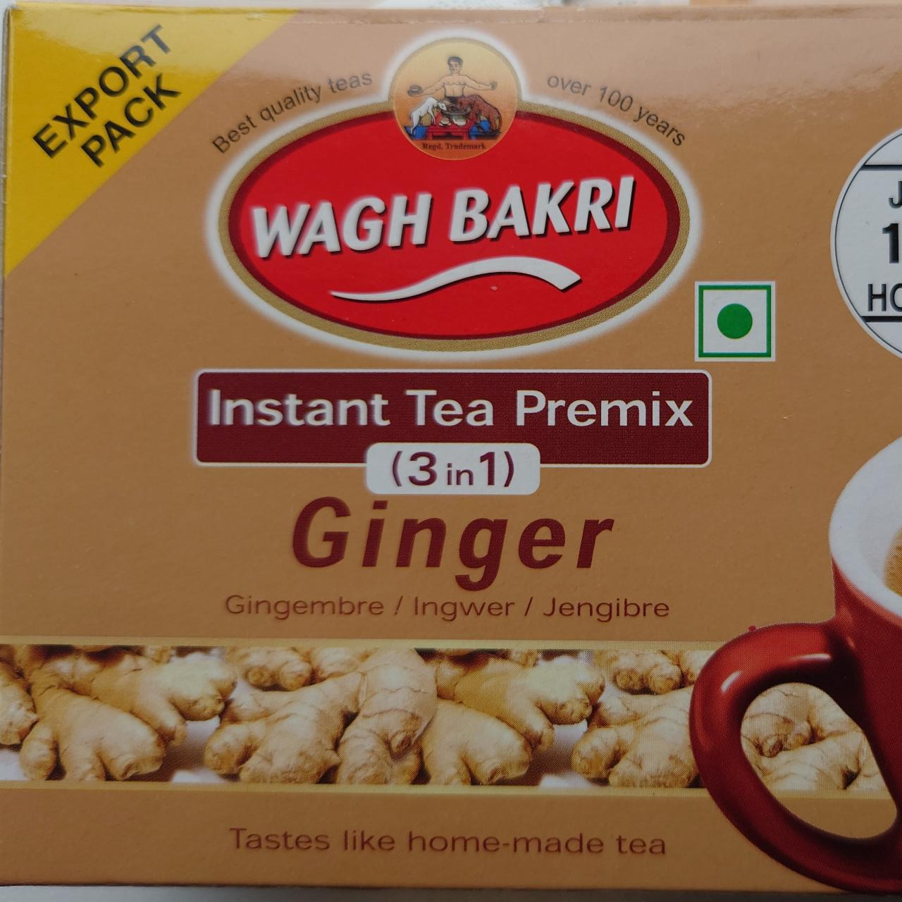 Fotografie - Instant Tea Premix Ginger Wagh Bakri