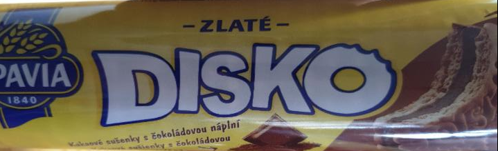 Fotografie - Disko kakaové sušenky s čokoládovou náplní Opavia