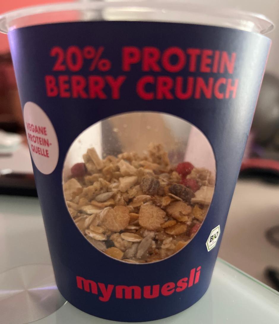 Fotografie - 20% Protein Berry Crunch Bio MyMuesli