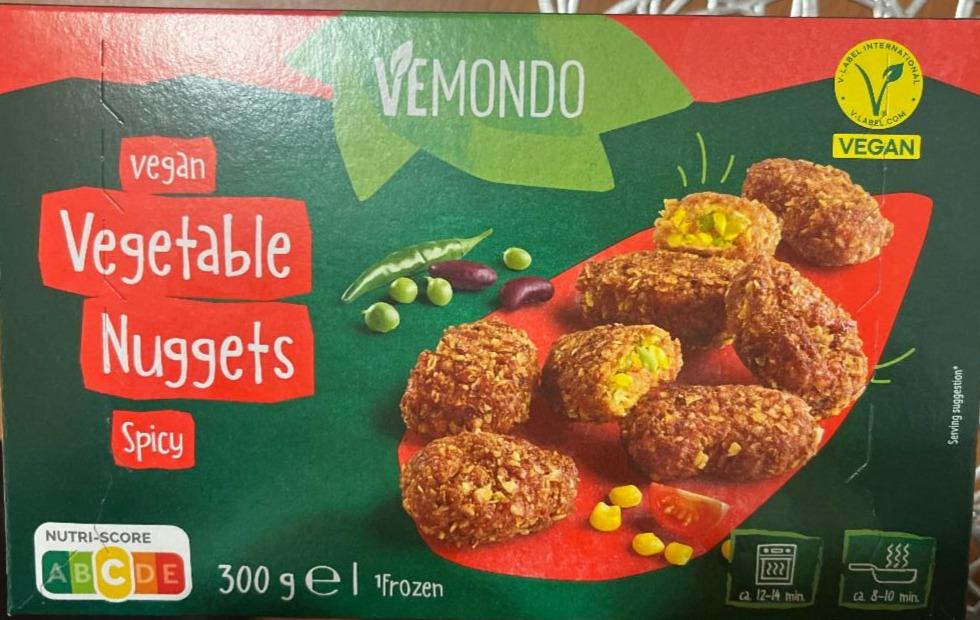Fotografie - vegan vegetable nugets spicy Vemondo