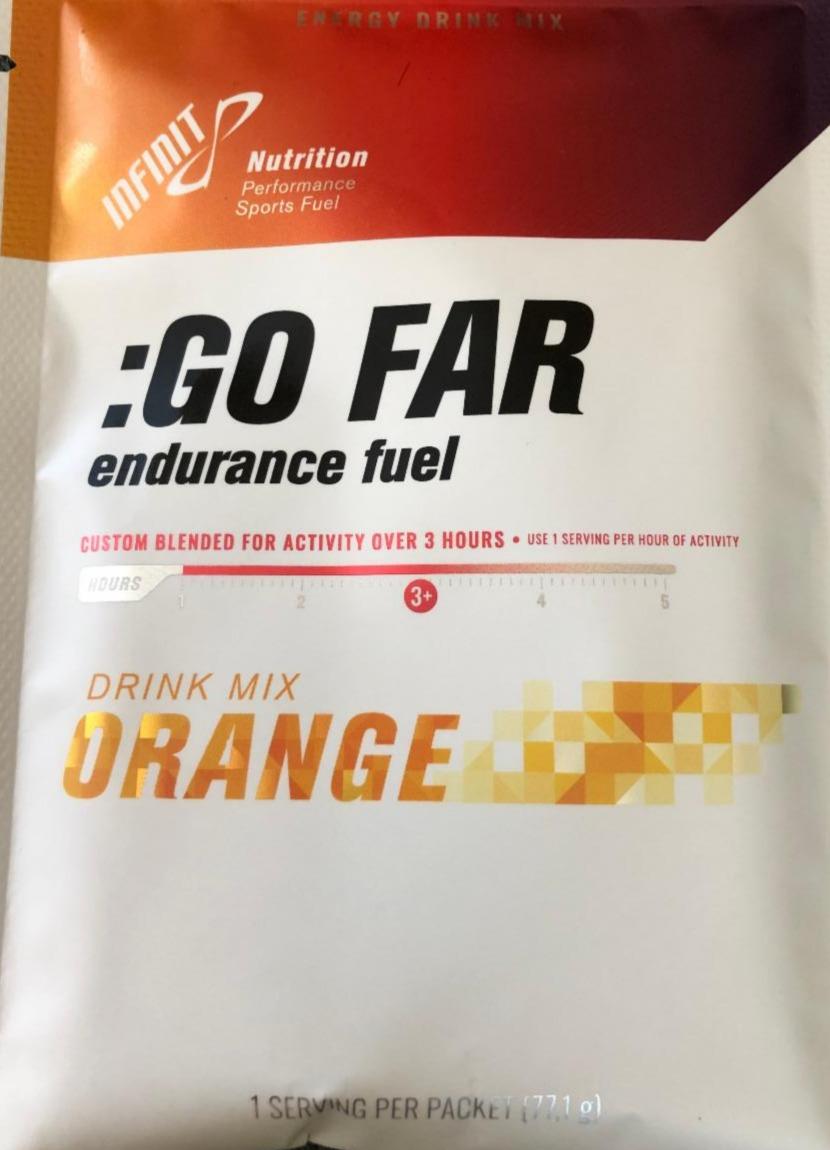 Fotografie - Go Far Orange endurance fuel Infinit Nutrition