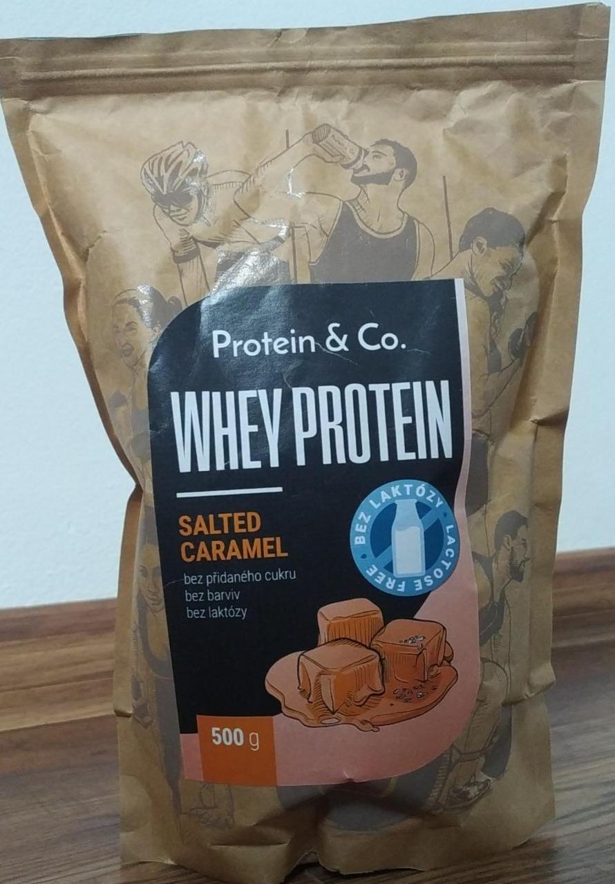 Fotografie - Whey Protein bez laktózy Salted Caramel Protein & Co.