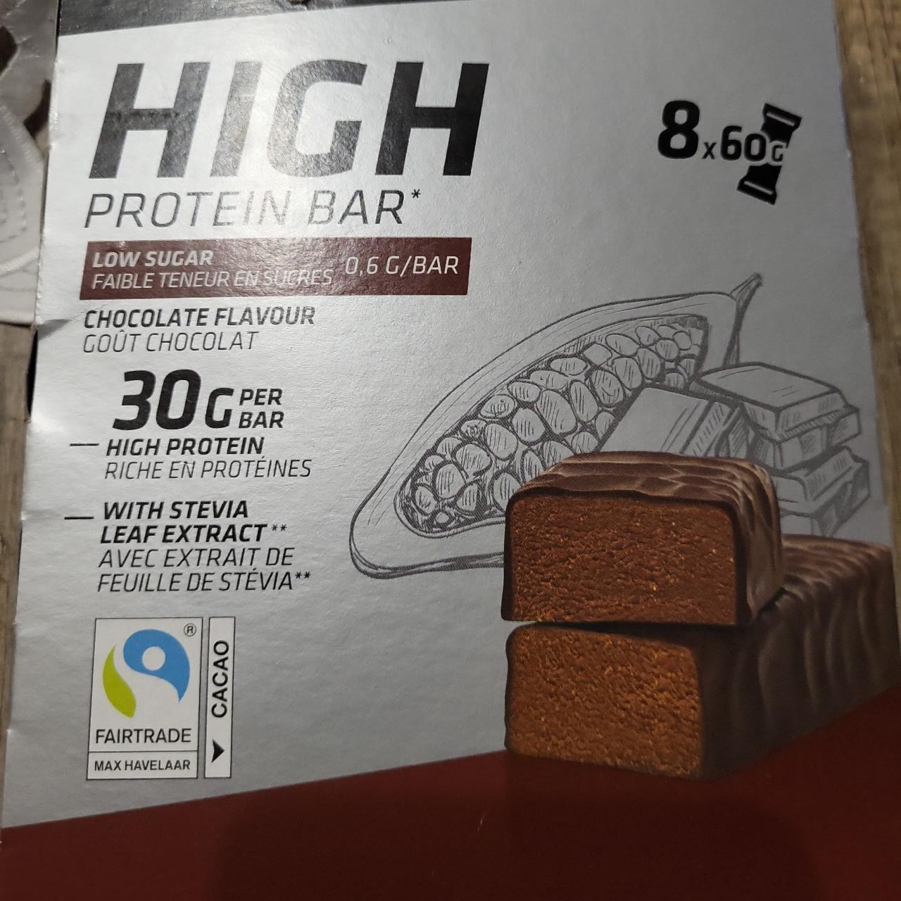 Fotografie - High protein bar chocolate flavour Decathlon