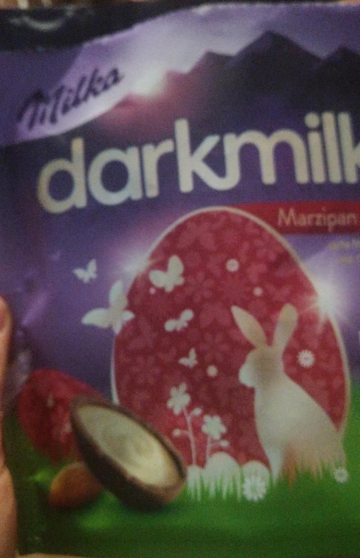 Fotografie - Dark Milk Chocolate Eggs Marzipan Cream Milka