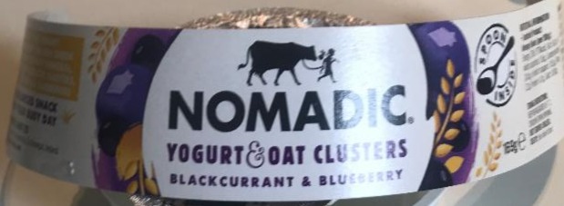 Fotografie - Yogurt & Oat Clusters Blackcurrant & Blueberry Nomadic