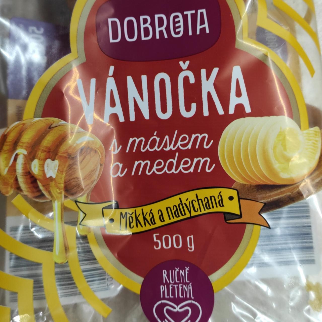 Fotografie - Vánočka s máslem a medem Dobrota
