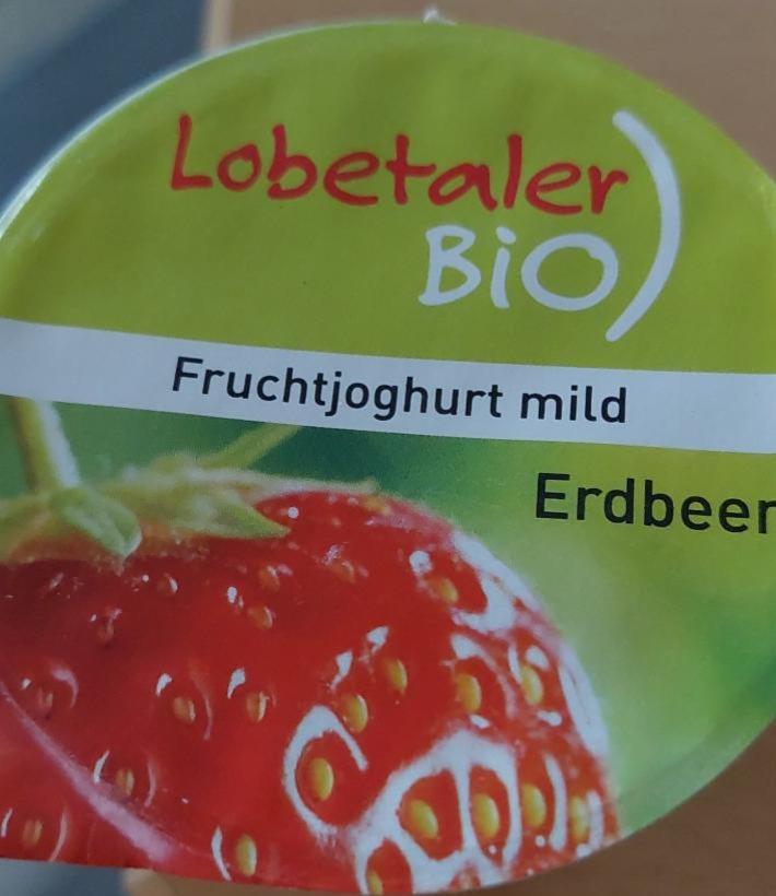 Fotografie - Fruchtjoghurt mild Erdbeere Lobetaler Bio