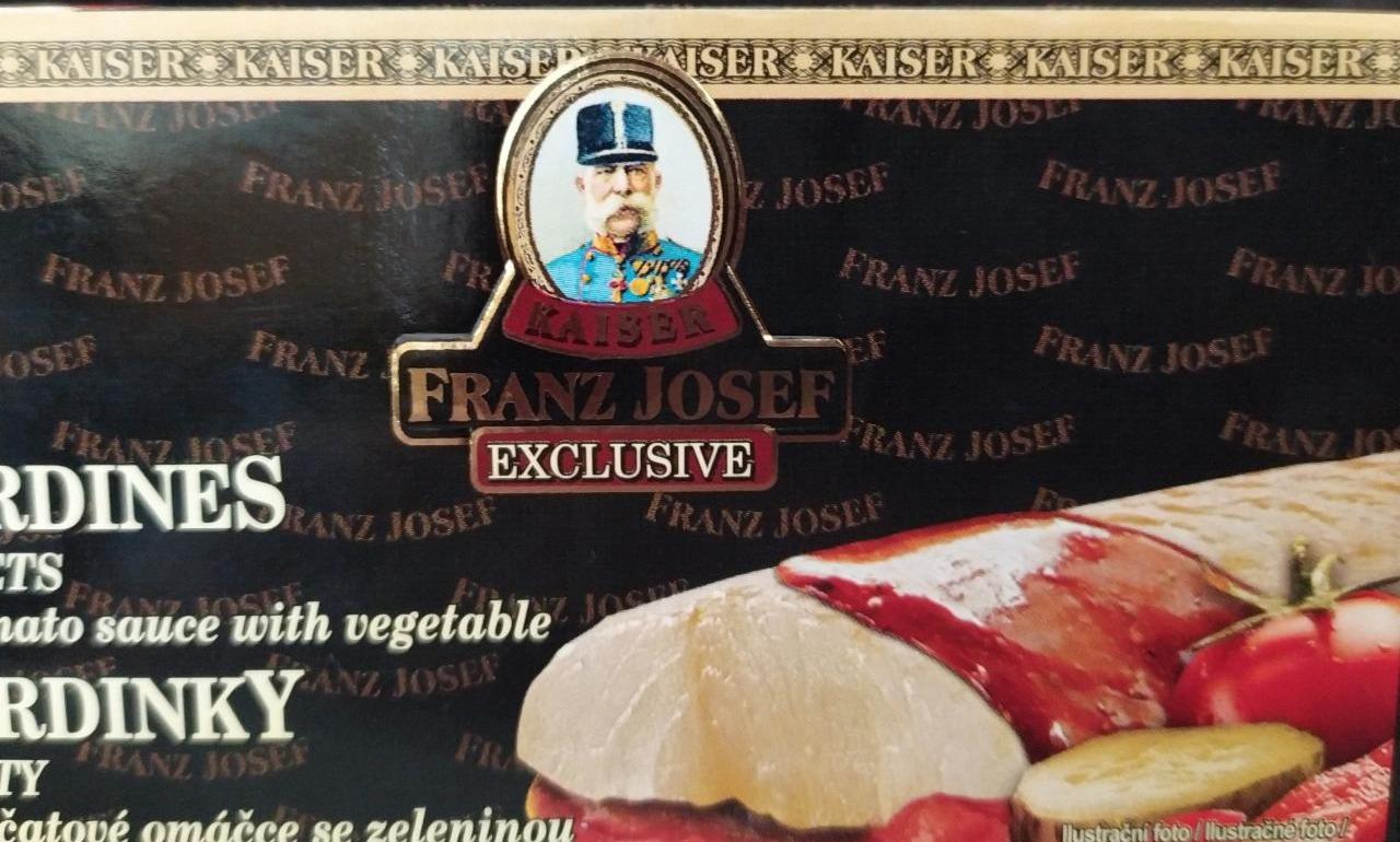 Fotografie - Sardinky filety v rajčatové omáčce se zeleninou Kaiser Franz Josef Exclusive