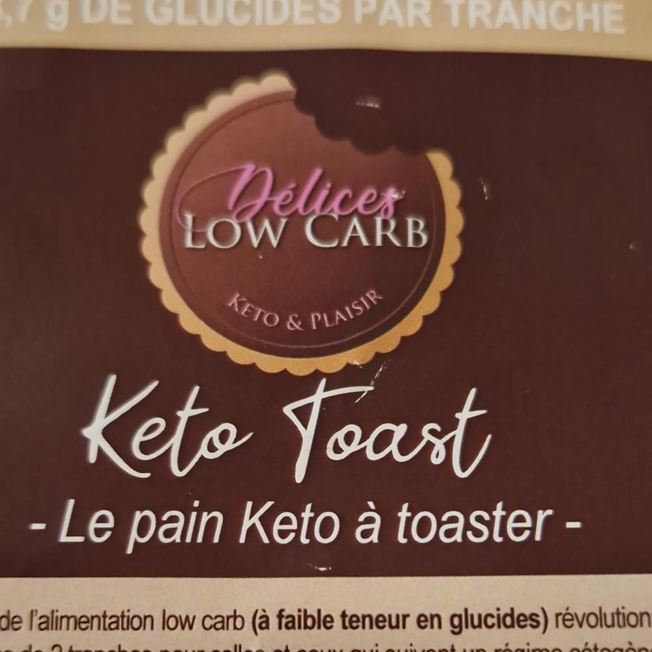 Fotografie - Keto toast Delices Low carb