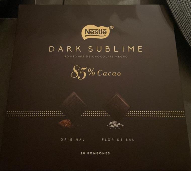 Fotografie - Dark Sublime 85% Cacao Nestlé