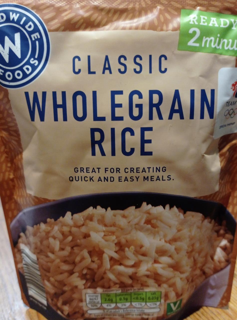 Fotografie - Classic Wholegrain Rice Worldwide Foods