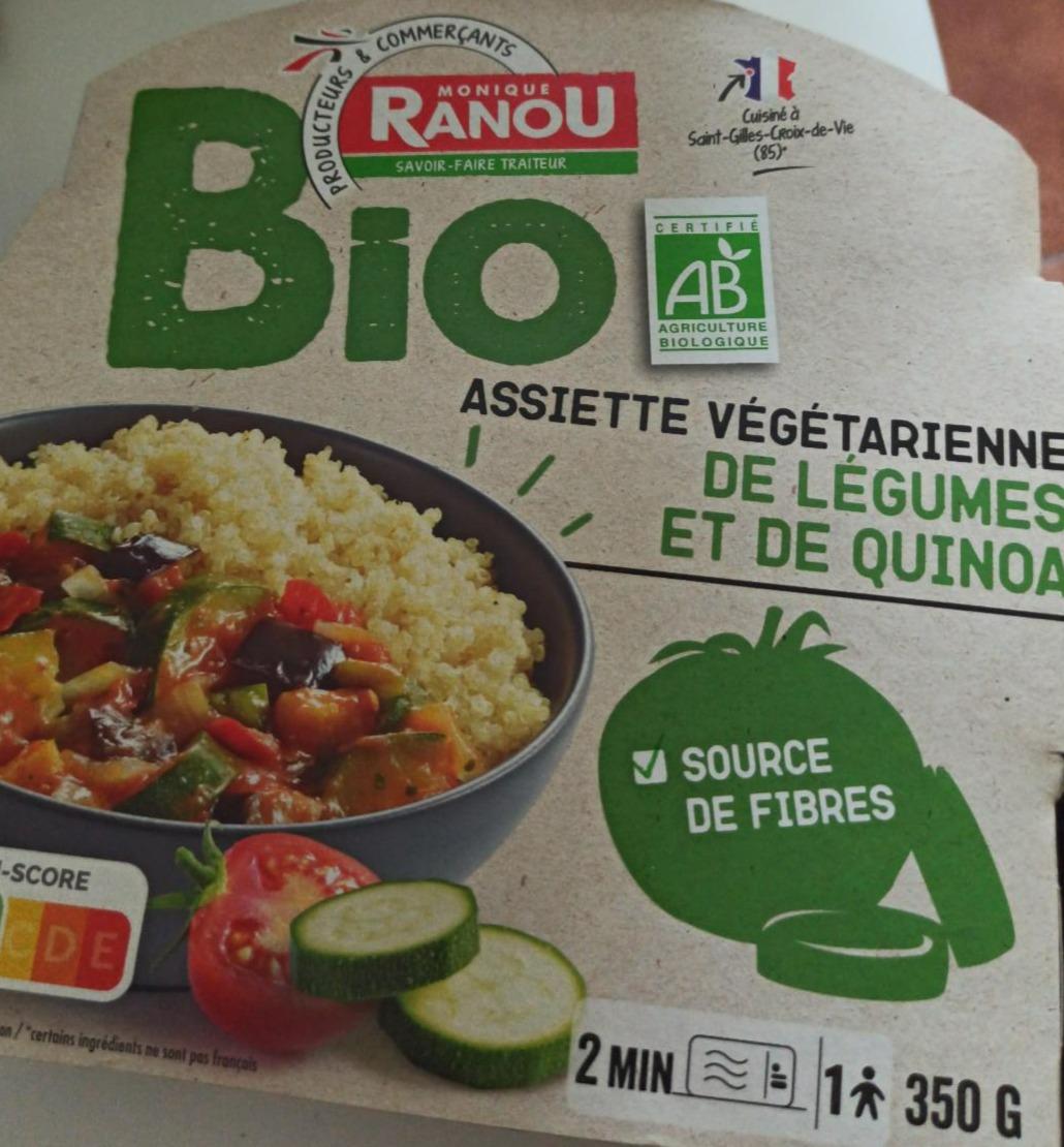 Fotografie - Assiette Végétarienne de légumes et de quinoa BIO Monique Ranou