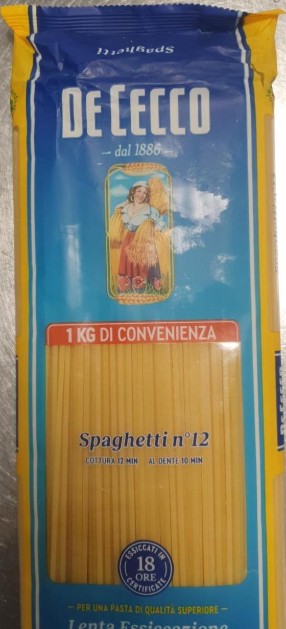 Fotografie - Spaghetti n°12 De Cecco