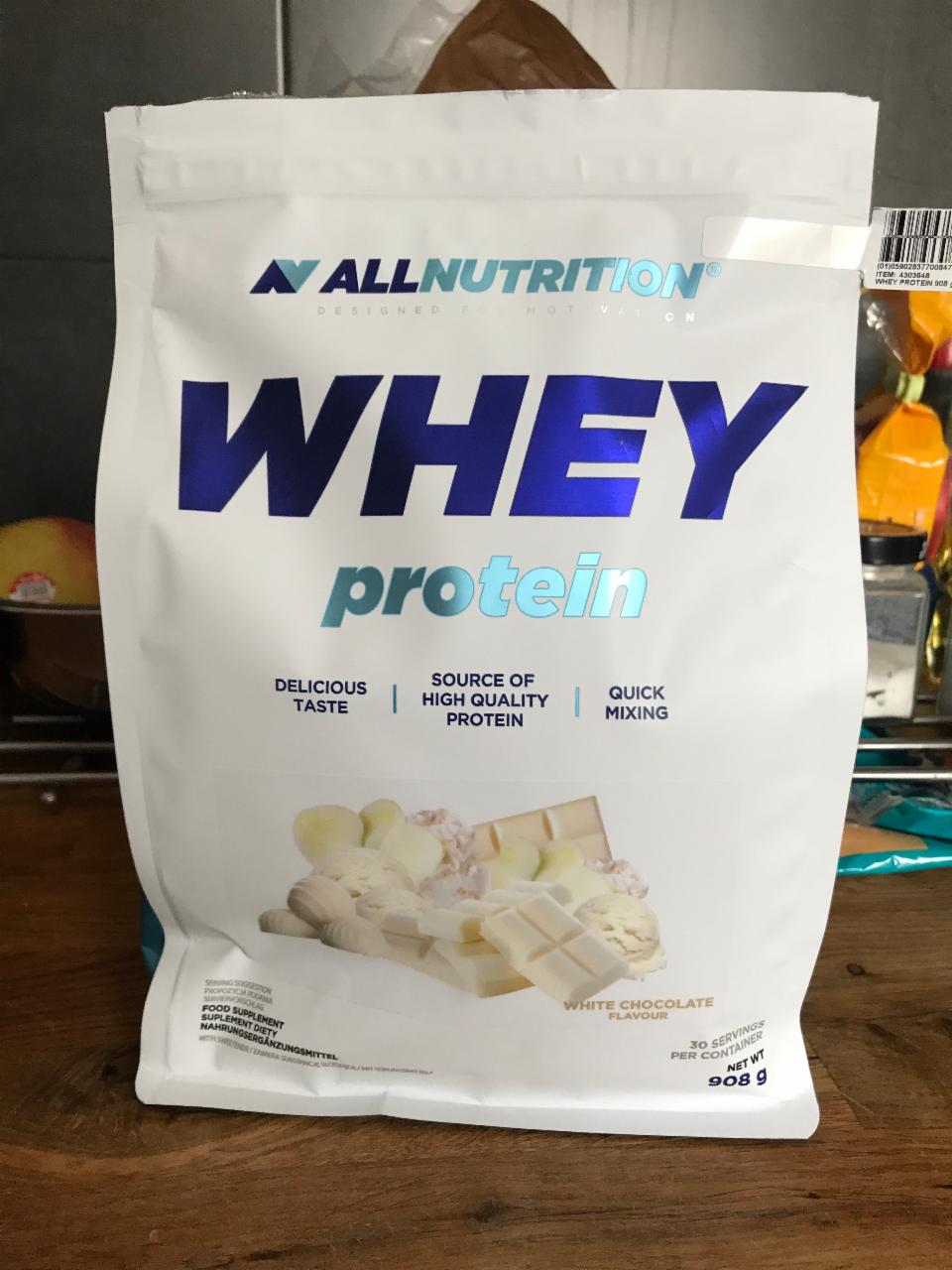Fotografie - Whey protein White chocolate Allnutrition