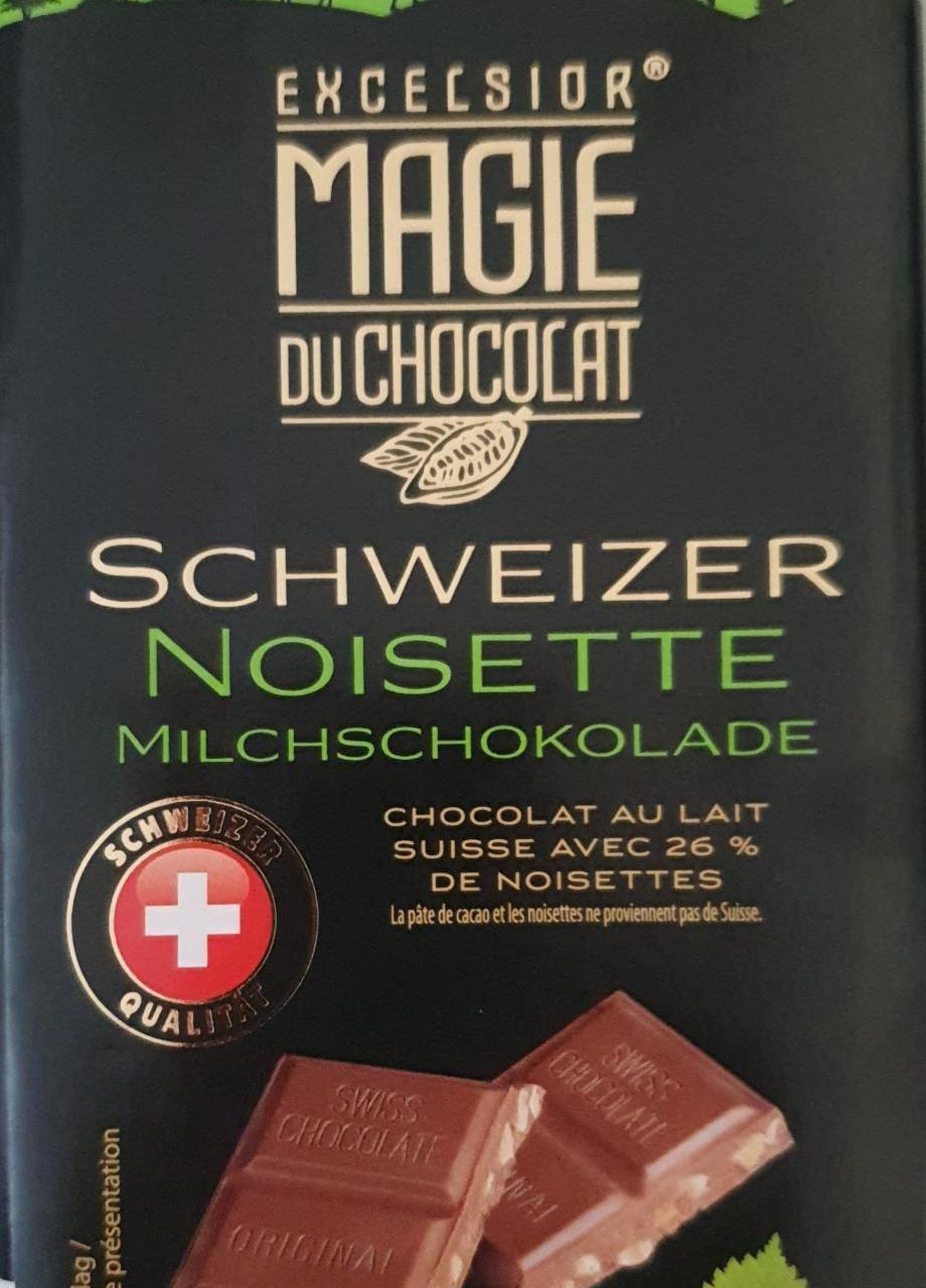 Fotografie - Excelsior MAGIE du chocolat Noisette milchschokolade