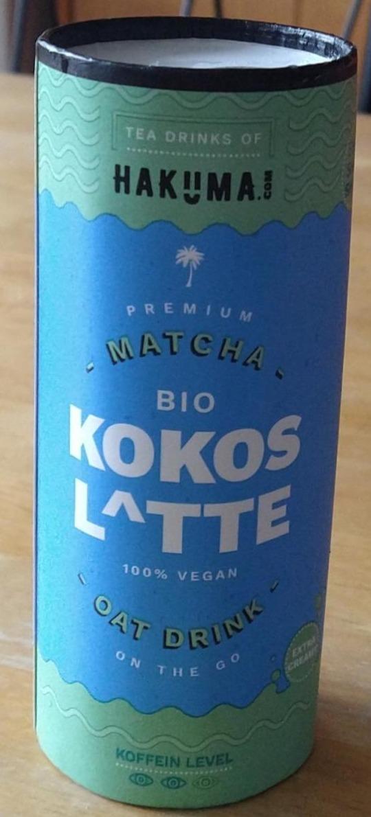 Fotografie - Premium Matcha Bio Kokos L^tte Oat Drink Hakuma