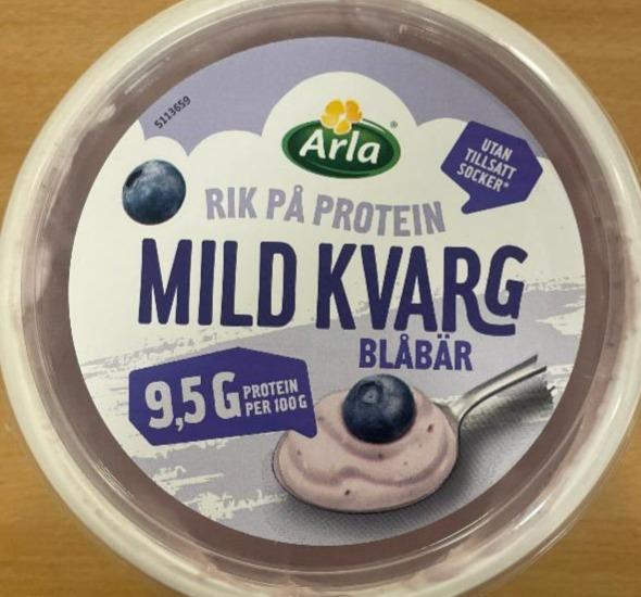 Fotografie - Rik Pa Protein Mild Kvarg Blabär Arla