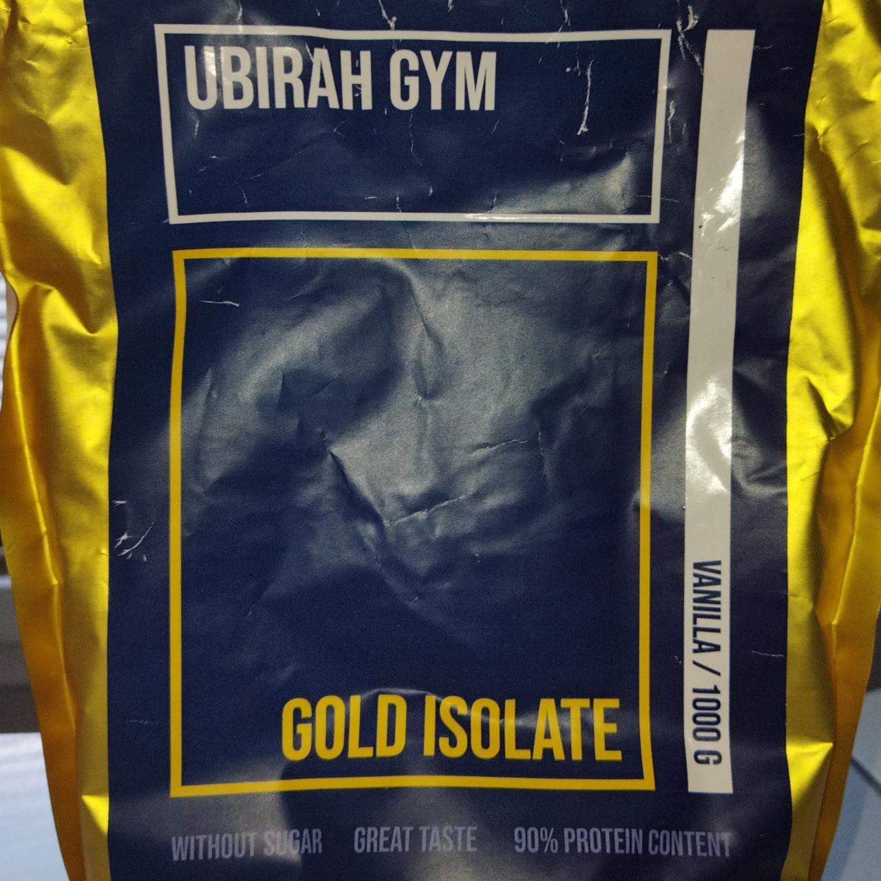 Fotografie - Whey Protein Isolate CFM instant Vanilla Ubirah Gym