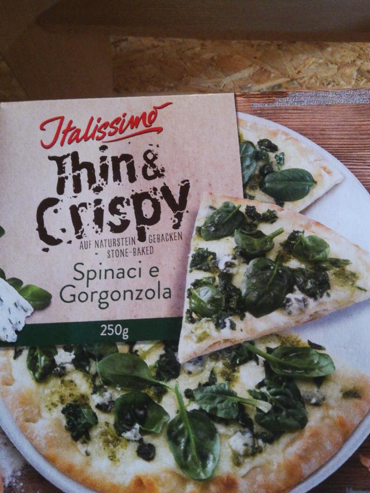 Fotografie - Italissimo Pizza Thin & Crispy Spinaci e Gorgonzola