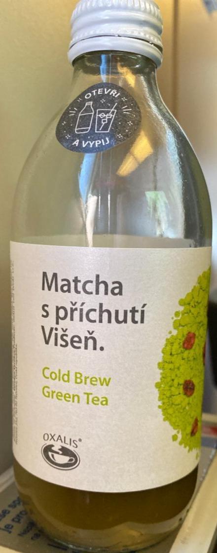Fotografie - Matcha s příchutí Višeň Cold Brew Green Tea Oxalis