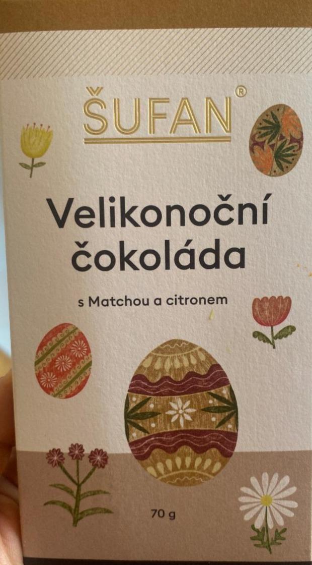 Fotografie - Velikonční čokoláda s Matchou a citronem Šufan