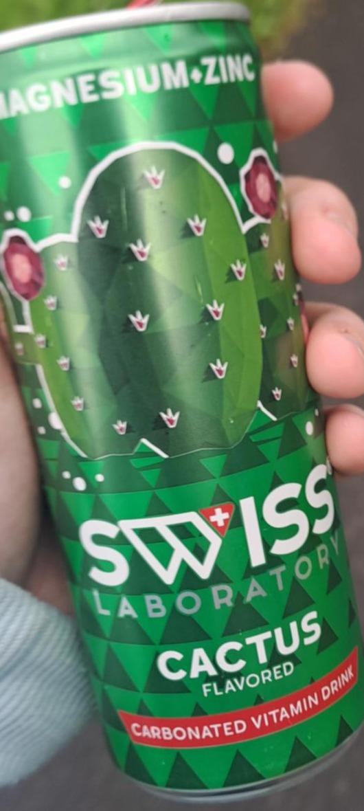 Fotografie - Carbonated vitamin drink cactus flavored Swiss laboratory
