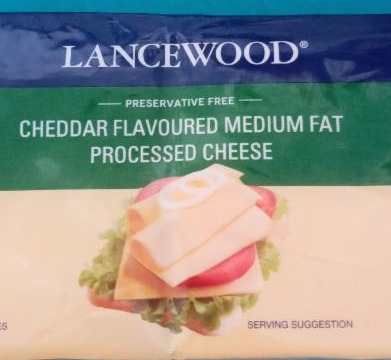Fotografie - Cheddar Flavoured Medium Fat Cheese Lancewood