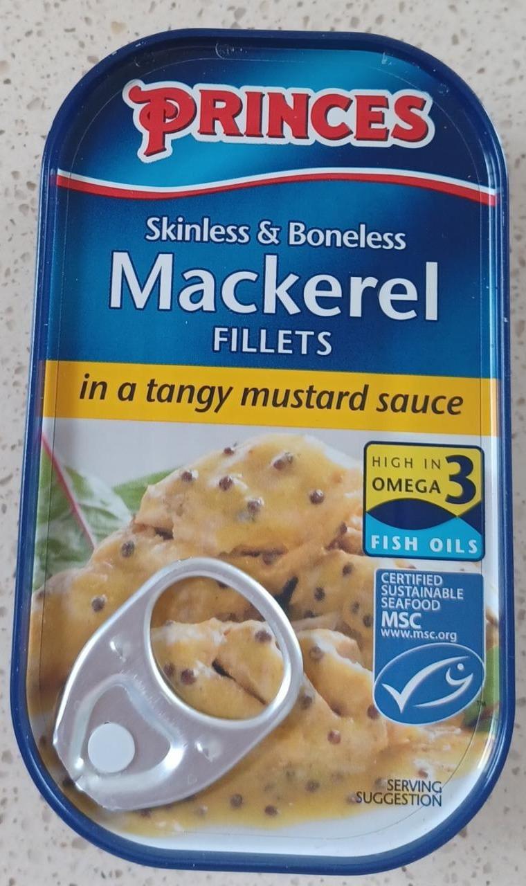 Fotografie - Mackerel Fillets in tangy mustard sauce Princes