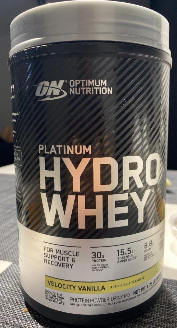 Fotografie - Optimum Nutrition Platinum Hydrowhey