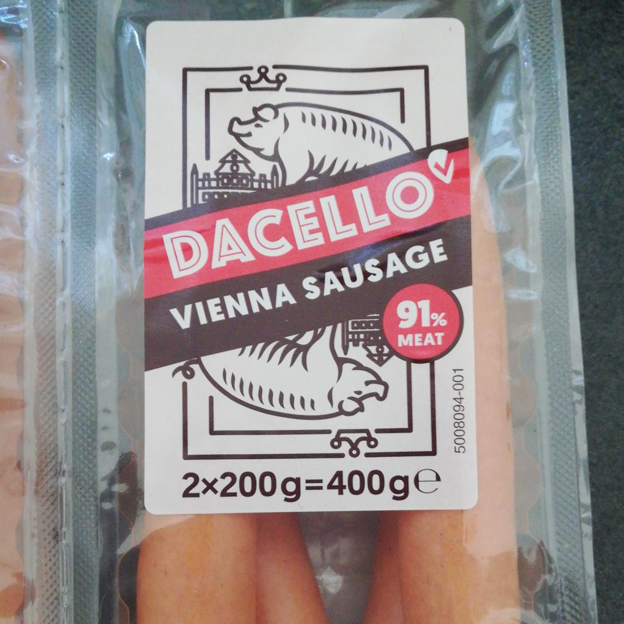 Fotografie - Vienna Sausage 91% meat Dacello