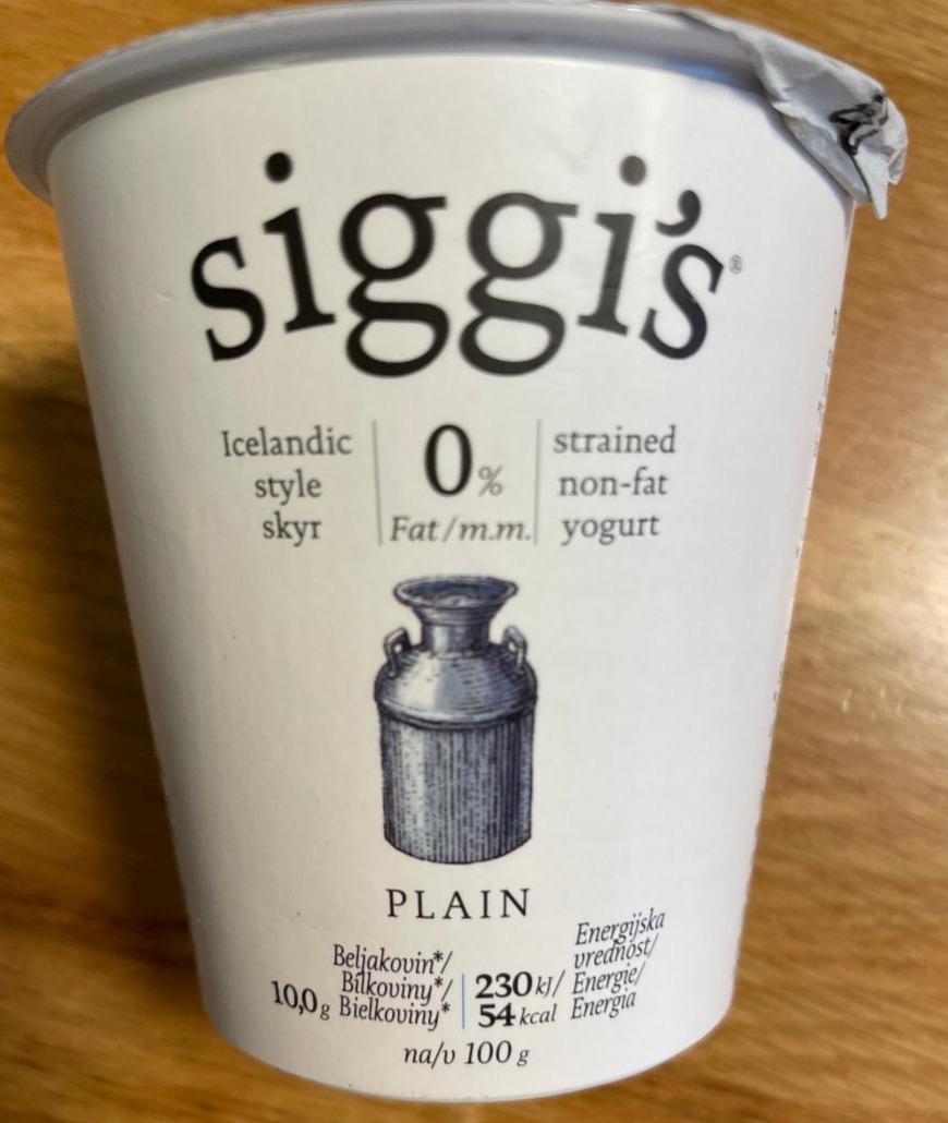 Fotografie - Icelandic style skyr 0% fat Plain Siggi's