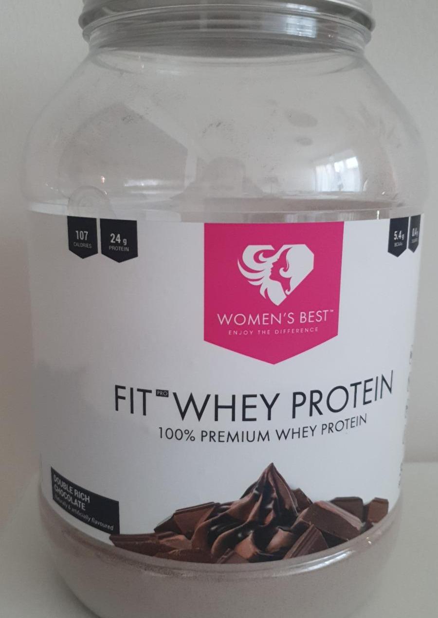 Fotografie - Fit Whey Protein Double Rich Chocolate Women's Best