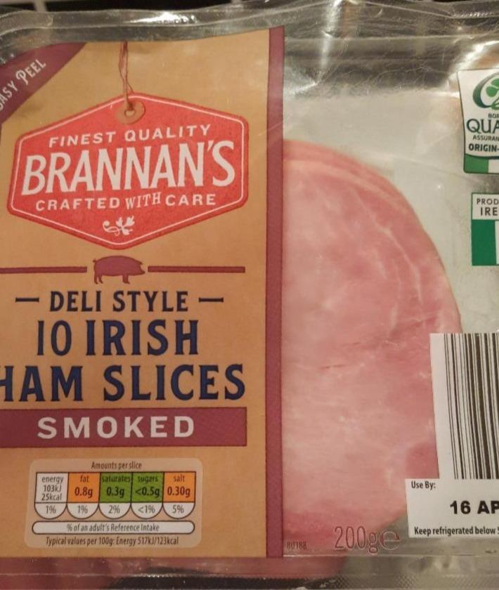 Fotografie - 10 Irish ham slices smoked Brannan's