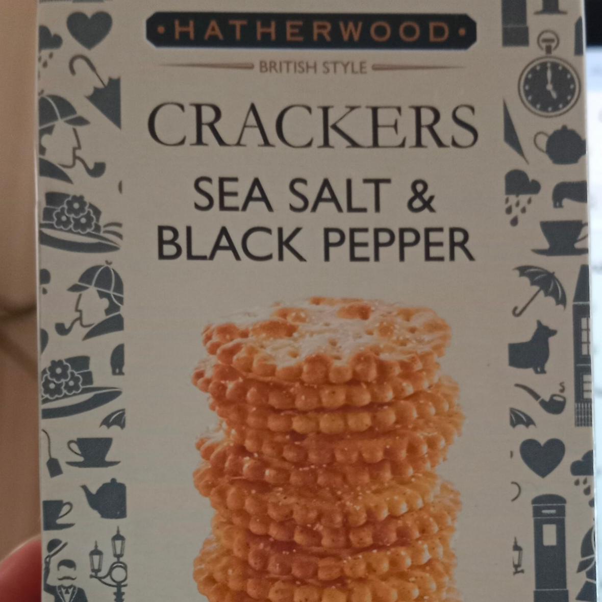 Fotografie - crackers krekry sůl a pepř Hatherwood