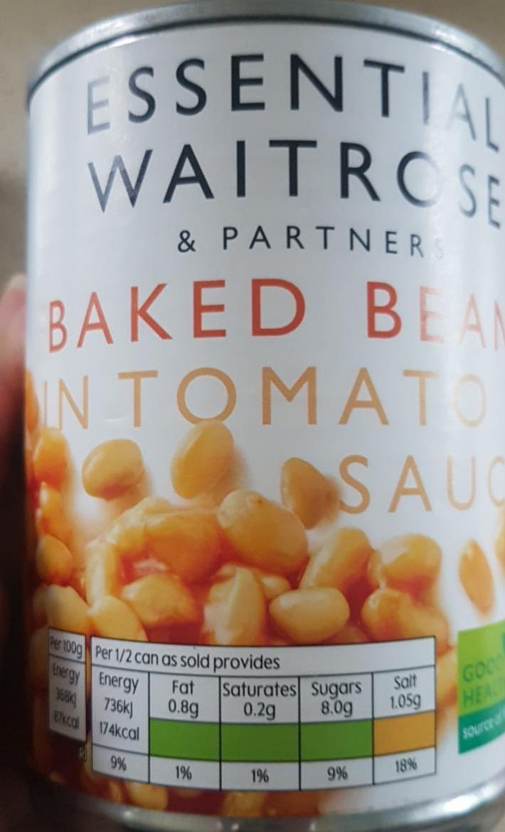 Fotografie - Essential Waitrose Baked Beans in tomato sauce